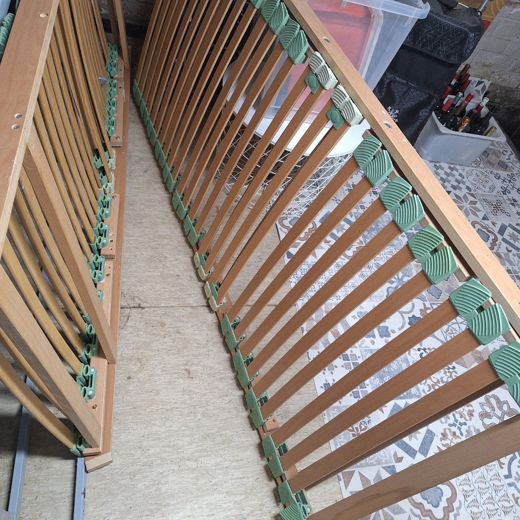 lattenbodem  90x200 2st., 90 cm, Une personne, Enlèvement, Utilisé