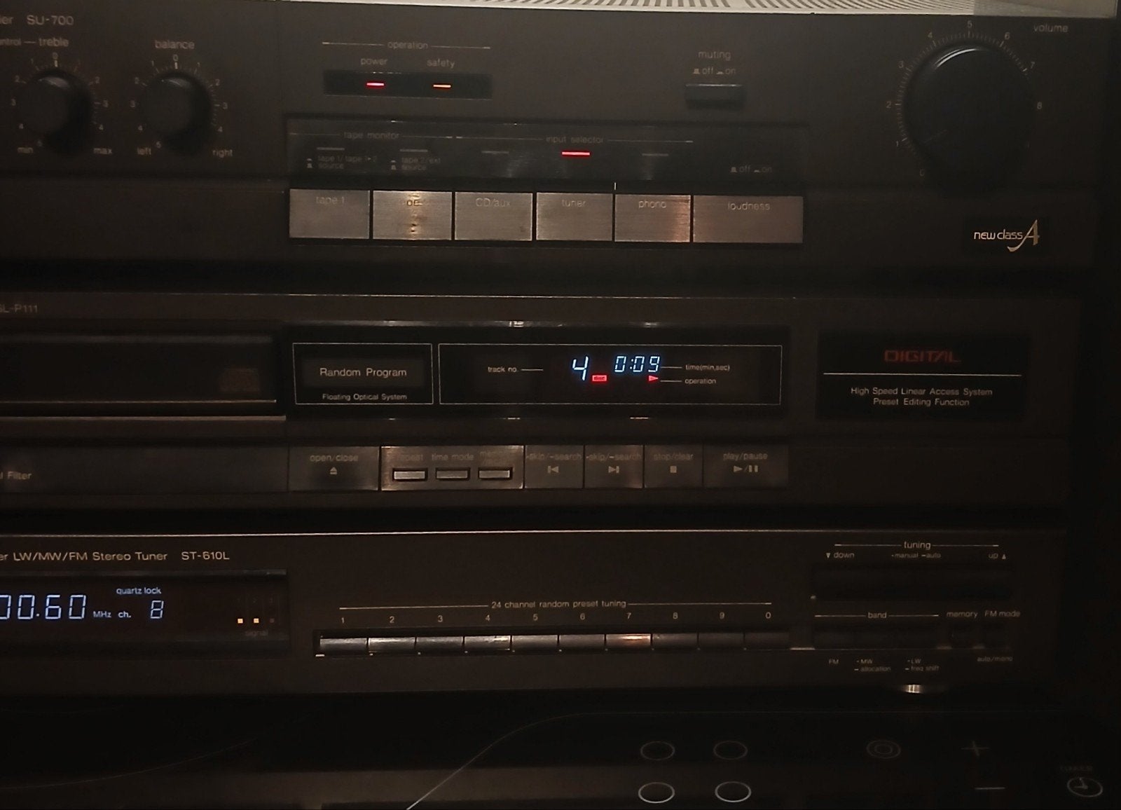 Technics Stereo HiFi Set (SU-700 / SL-P111 / ST-610L), Enlèvement, Lecteur CD