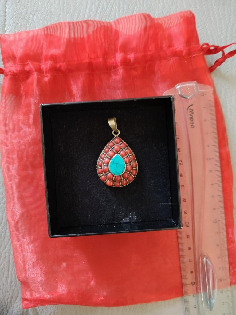Bijoux pour collier avec pierre couleur bleu saphir, Bijoux, Sacs & Beauté, Bleu