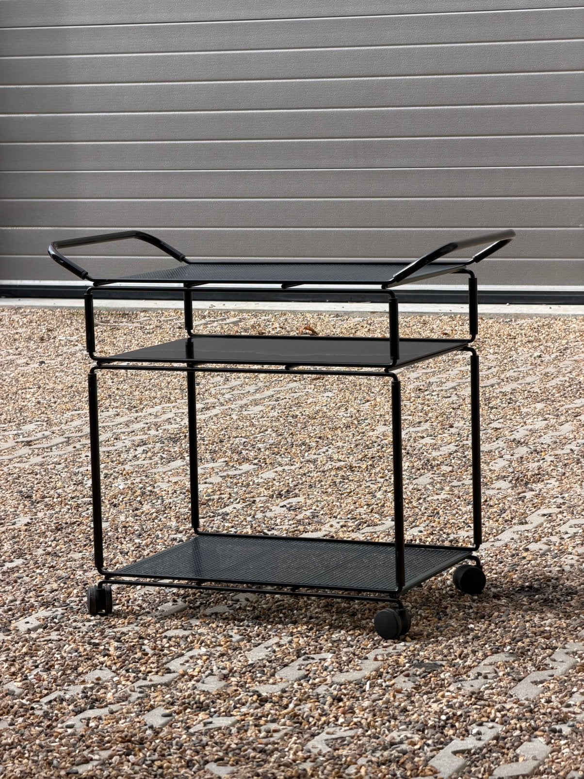 Vintage ikea Niels Gammelgaard serveerwagen, 1980, Maison & Meubles, Dénudé, Enlèvement