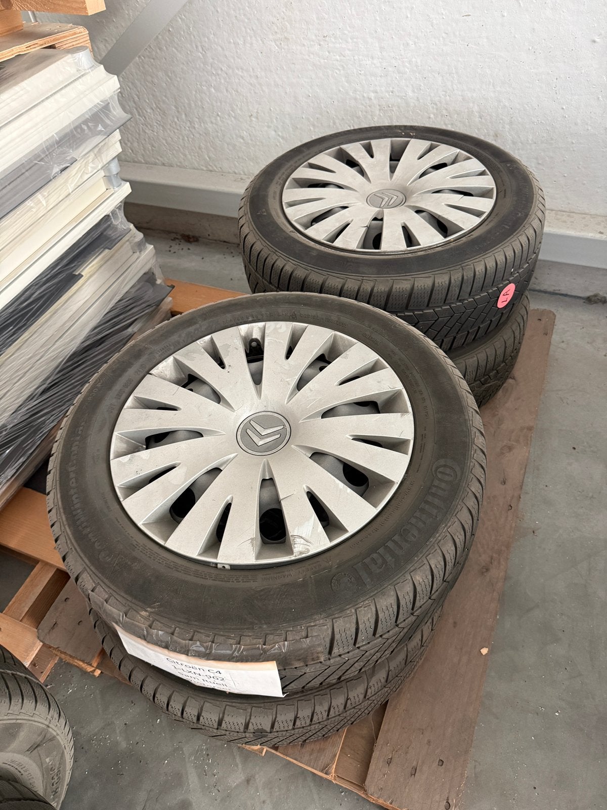 4 pneus Citroën C4 205/60 R16 | Bon état, Enlèvement, Comme neuf