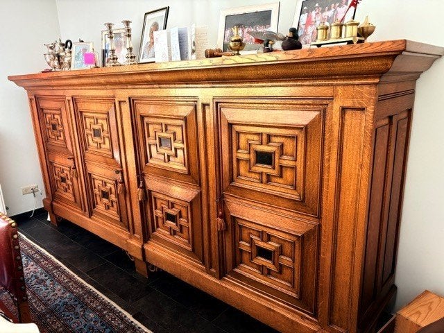 eetkamer buffetkast, Ophalen, Eikenhout