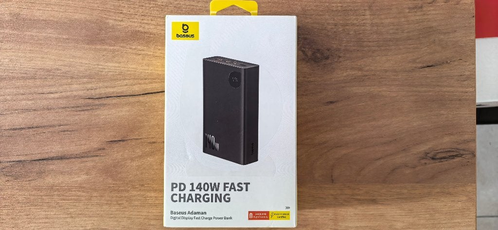 **opgeopend** Baseus Adaman 24000 Mah 140w powerbank, Telecommunicatie, Powerbanks, Ophalen of Verzenden, Nieuw, Baseus