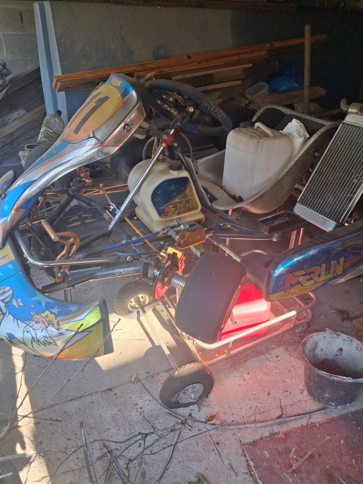 chassis karting merlin, Sports & Fitness, Enlèvement ou Envoi