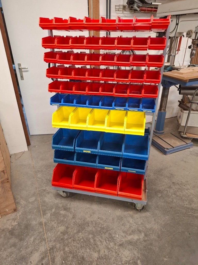 Mobiel magazijn rek, Ophalen, Zo goed als nieuw