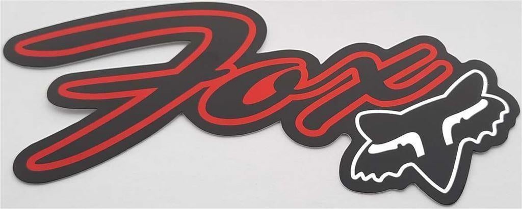 Fox Racing metallic sticker #5, Verzenden
