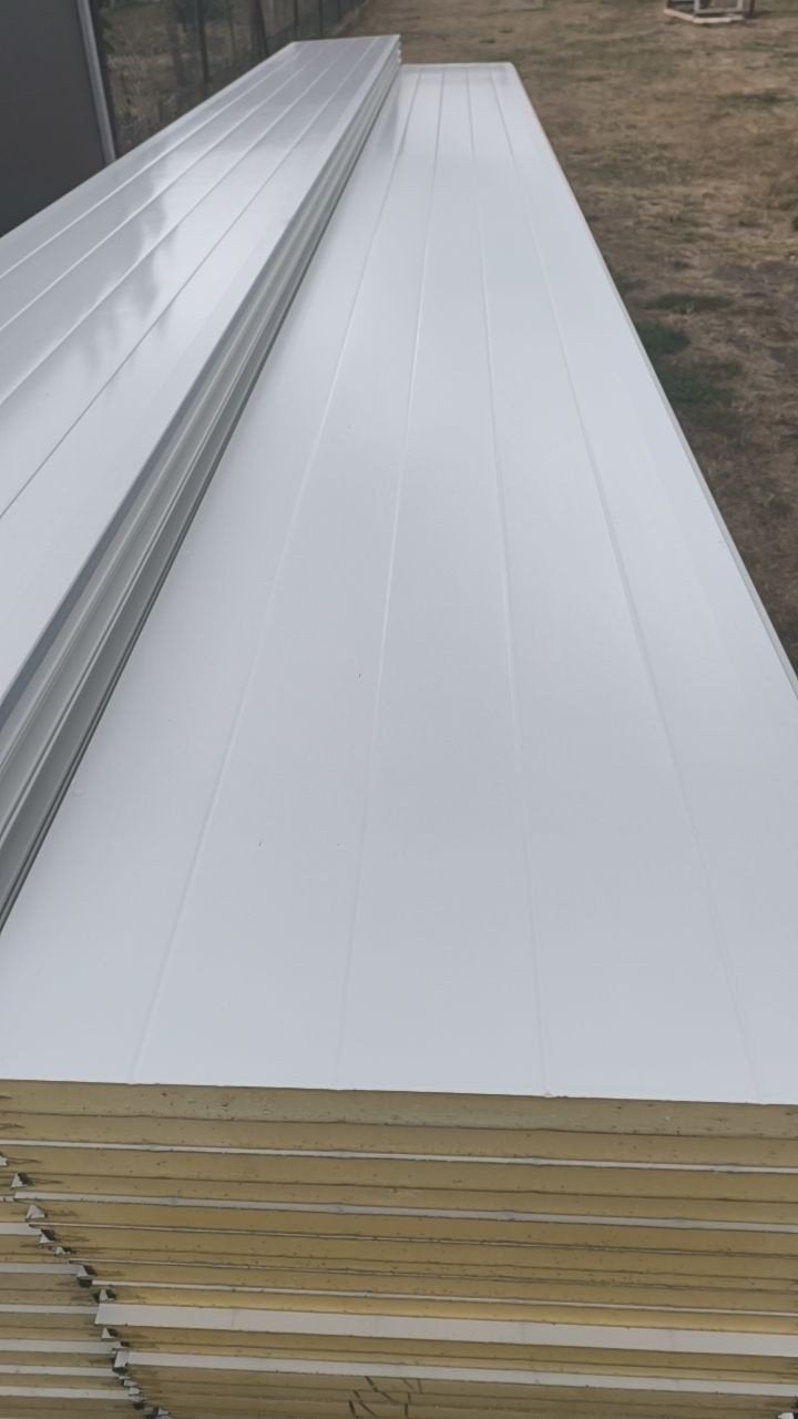 panneaux sandwich blancs, Tuin en Terras, Schuttingen, Ophalen, 6 meter of meer, Nieuw, Minder dan 1 meter