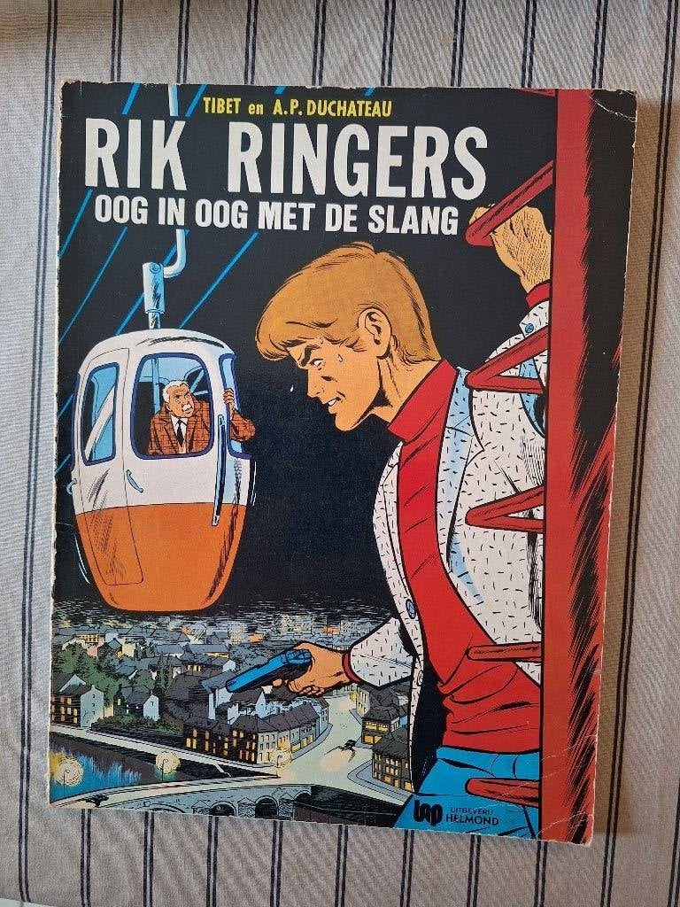 Rik Ringers 8: oog in oog met de slang, Eén stripboek, Ophalen of Verzenden, Gelezen