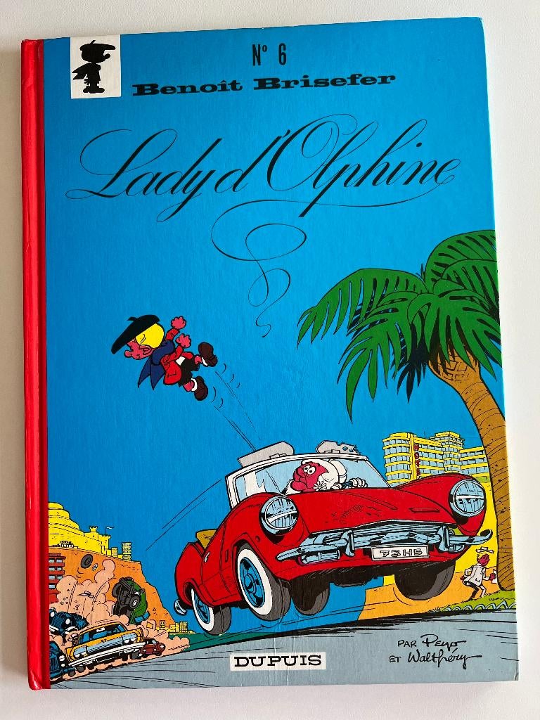 BD Benoît Brisefer Lady d'Olphine, Gelezen, Peyo, Eén stripboek, Ophalen of Verzenden