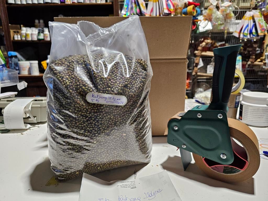 Katjang Idjoe (haricots mungo verts) 5 kg, Enlèvement