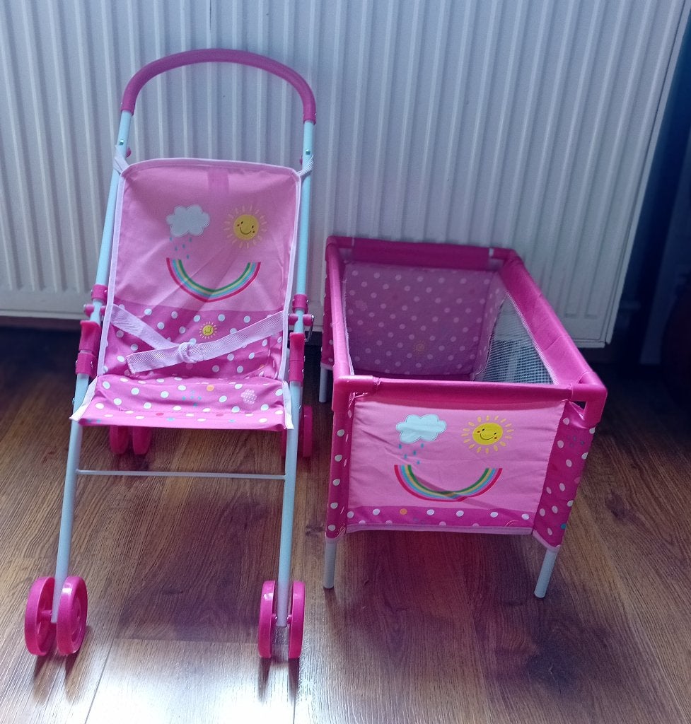 Speelgoed buggy en bedje, Enfants & Bébés, Jouets | Jouets en bois, Enlèvement, Neuf
