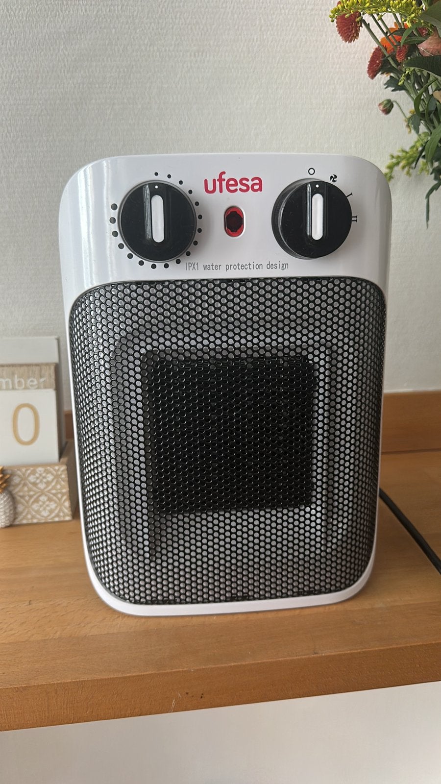 Ufesa Electric Fan Heater, Huis en Inrichting, Ophalen, Zo goed als nieuw