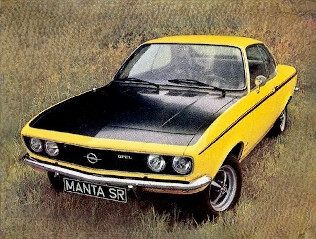 Coffret de documents Opel Manta A 1.9 SR 1971, Opel, Enlèvement ou Envoi, Utilisé, Zie beschrijving