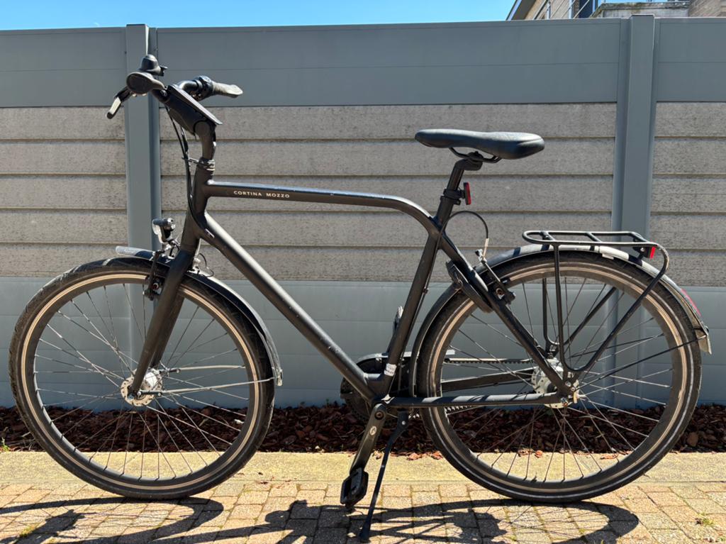 Cortina Mozzo stadsfiets – belt drive – zeer mooie staat, Fietsen en Brommers, Ophalen, Zo goed als nieuw, Schijfrem