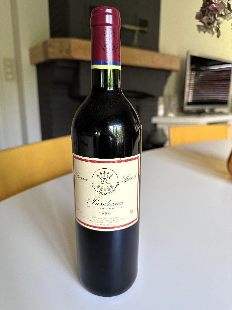 Rode wijn Barons de Rothschild 1998, Verzamelen, Ophalen, Frankrijk, Nieuw, Rode wijn