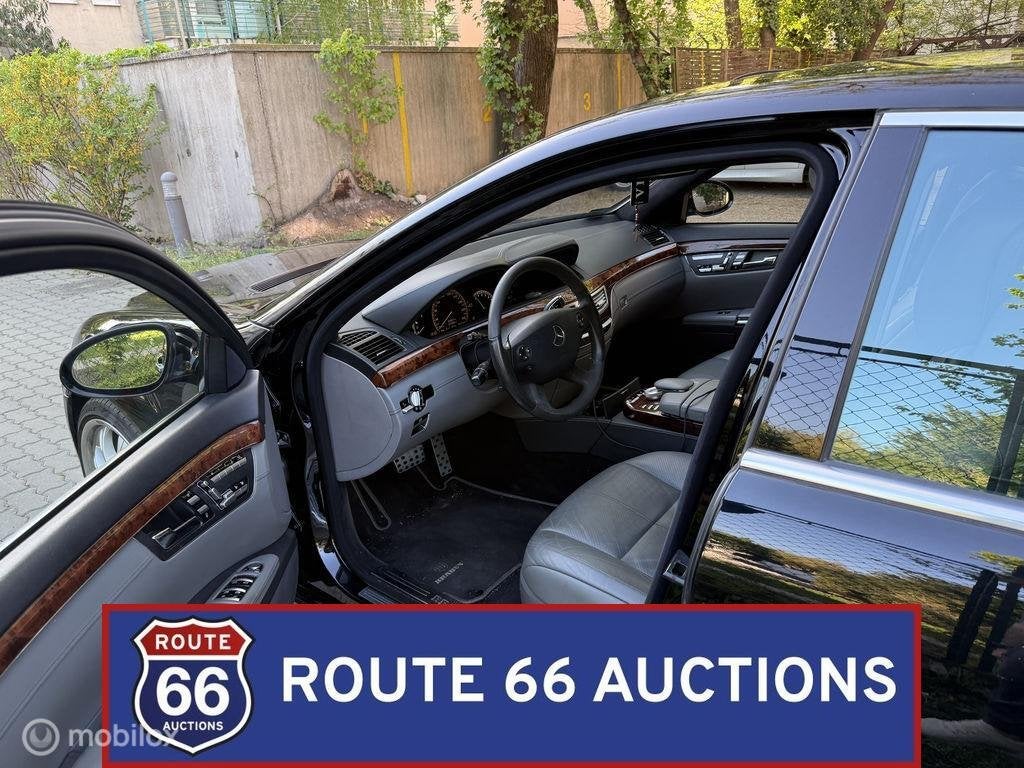 Mercedes-Benz S 500 Brabus 6.1 | 2008 | Route 66 Auctions, Gebruikt, Zwart, Bedrijf, Handgeschakeld