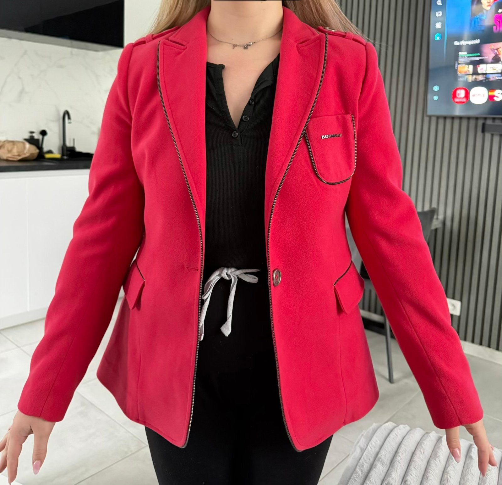 Burberry, Kleding | Dames, Ophalen of Verzenden, Zo goed als nieuw, Rood
