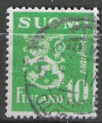 Finland 1945/1948 - Yvert 384 - Wapenschild - 10 m. (ST), Postzegels en Munten, Postzegels | Europa | Scandinavië, Verzenden, Finland