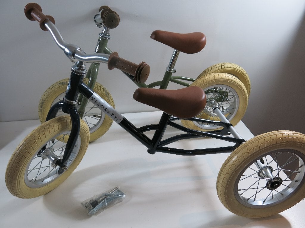 Vélos d'équilibre Veloretti Tricycle 2 en 1 et mini-draisie, Enfants & Bébés, Enlèvement, Comme neuf, Vélo d'équilibre