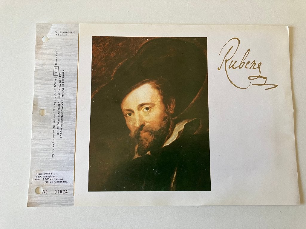 Timbres Rubens, exemplaires limités, Enlèvement ou Envoi, Affranchi, Avec timbre, Oblitéré