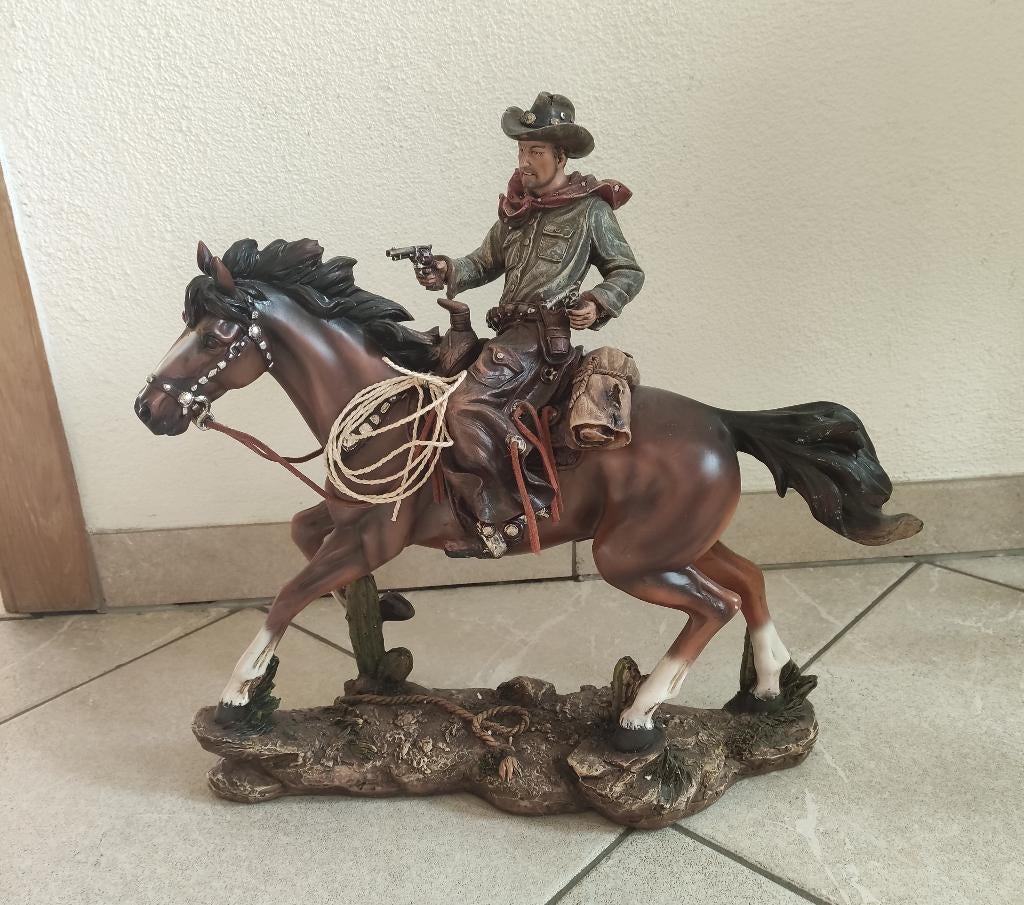 Cowboy op paard., Ophalen, Zo goed als nieuw