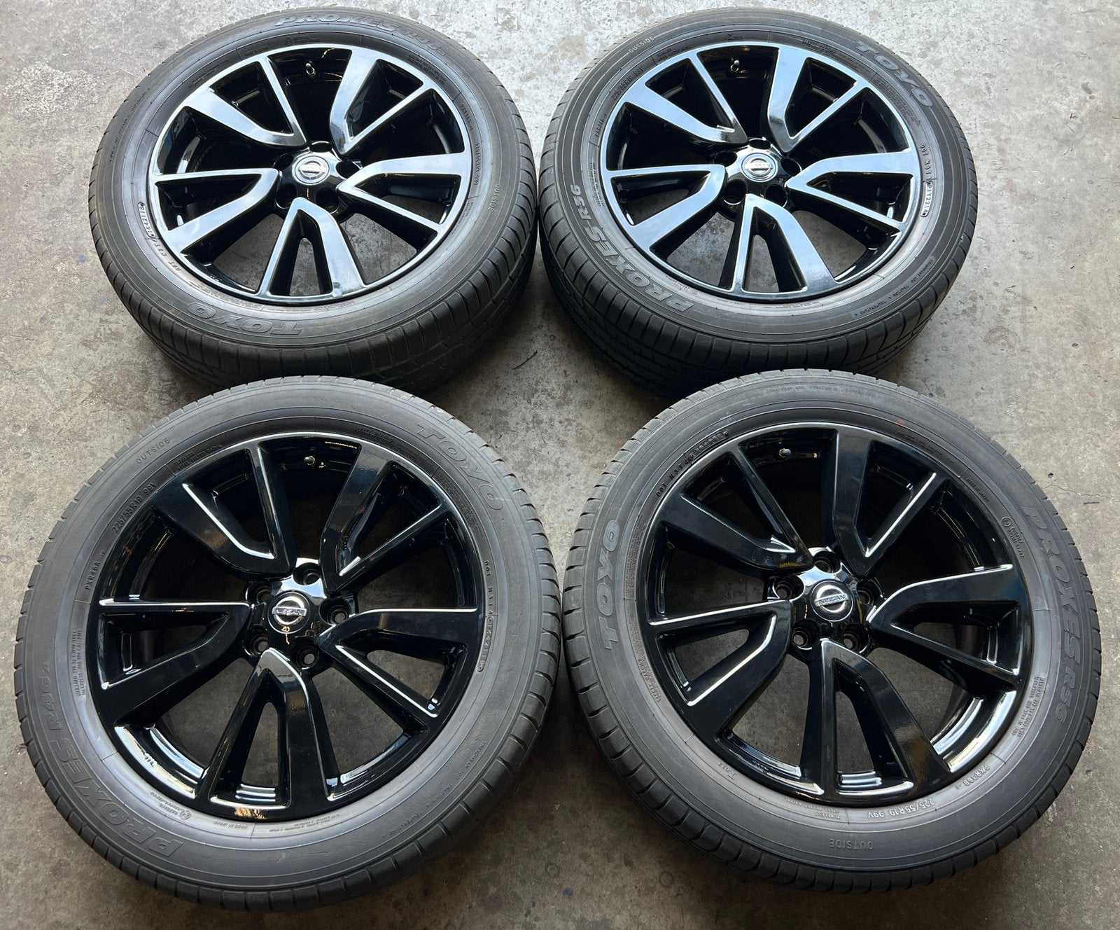 5x114,3 19 inch Nissan Nissan X-Trail Velgen + Banden + TPMS, Auto-onderdelen, Ophalen, Gebruikt, Nissan