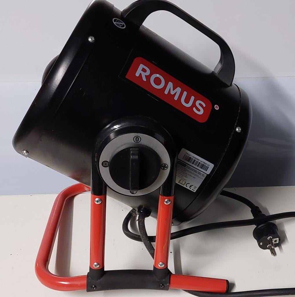 Souffleur de chauffage électrique professionnel ROMUS 3000W, Enlèvement