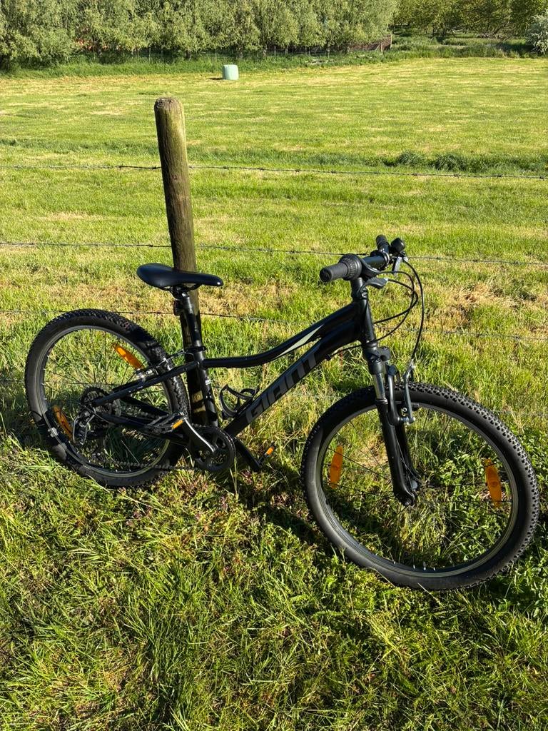 Giant XTC kinderfiets 24 inc 6-9 jaar zwart, Fietsen en Brommers, Ophalen, Gebruikt, Heren, Giant