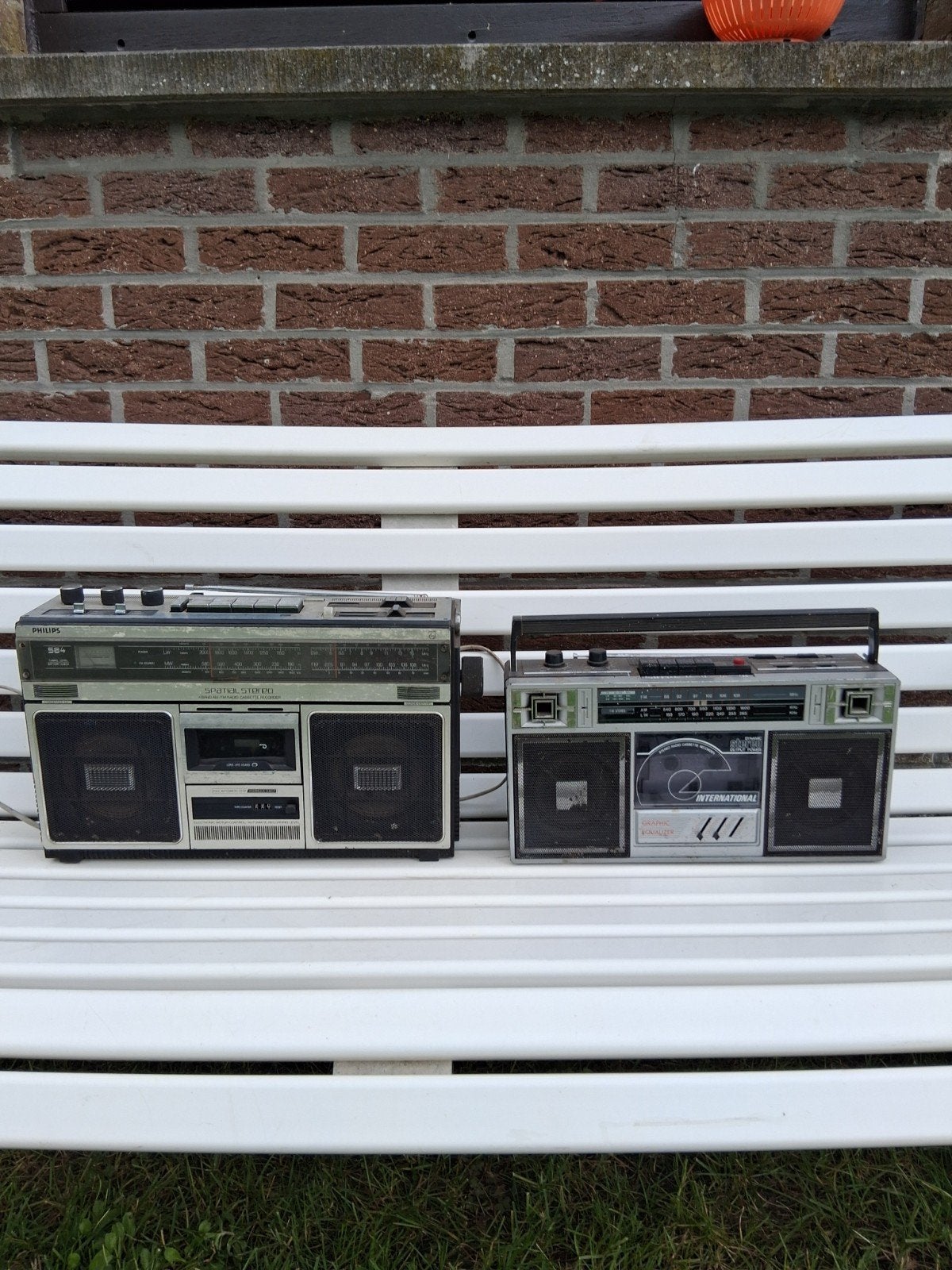 Retro Radio cassette, Audio, Tv en Foto, Radio's, Ophalen, Gebruikt, Radio