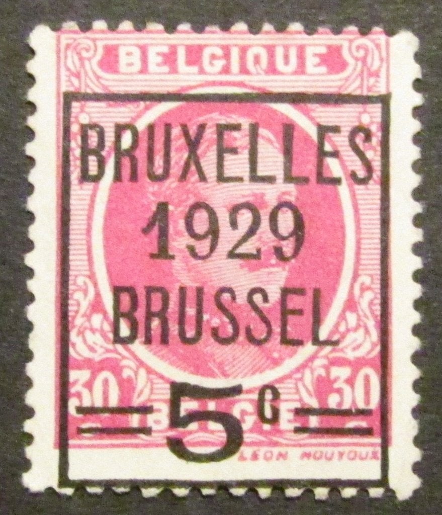 5 centiem op 30 centiem OBC 273 afgestempeld, Met stempel, Koninklijk huis, Frankeerzegel, Ophalen of Verzenden
