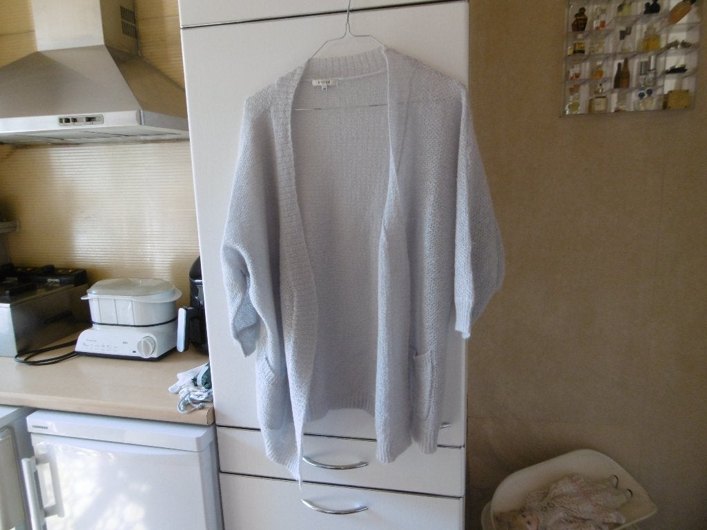 veste de vêtements pour femmes sans boutons, « gigue » 38, Gigue, Taille 38/40 (M), Gris, Enlèvement ou Envoi