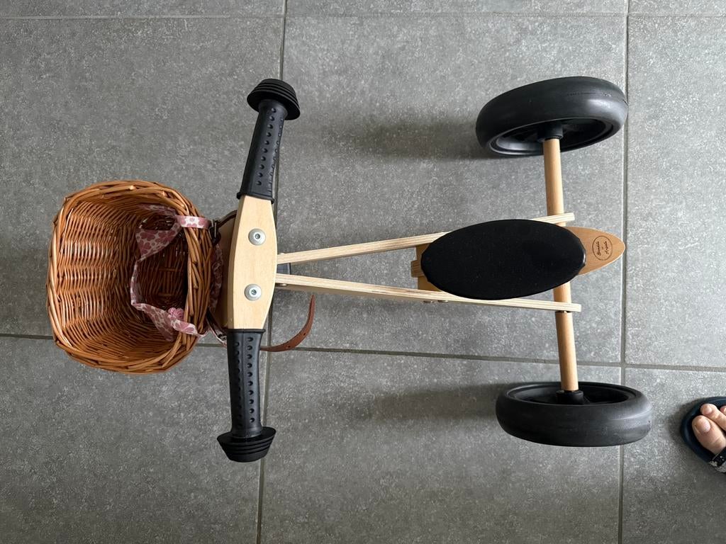 Houten loopfiets, Kinderen en Baby's, Ophalen, Zo goed als nieuw, Loopfiets