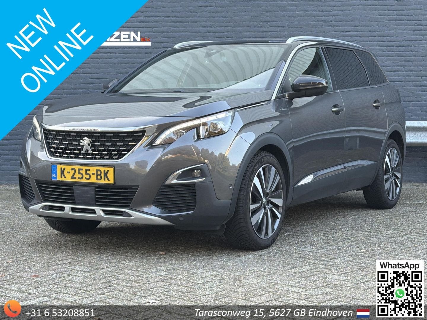 Peugeot 5008 1.2 PureTech GT-Line Avantage | € 6.900,- NETTO, Autos, Argent ou Gris, Entreprise, Automatique, Autres couleurs