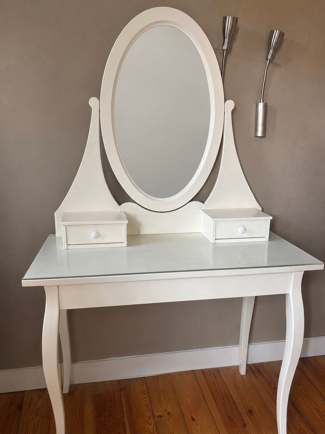 Coiffeuse IKEA HEMNES, Comme neuf, 50 à 100 cm, IKEA, Bois