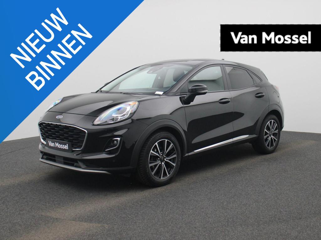 Ford Puma 1.0i Ecoboost mHEV 92kW Titanium NAVI | CARPLAY |, Auto's, Voorwielaandrijving, Stof, Zwart, Bedrijf