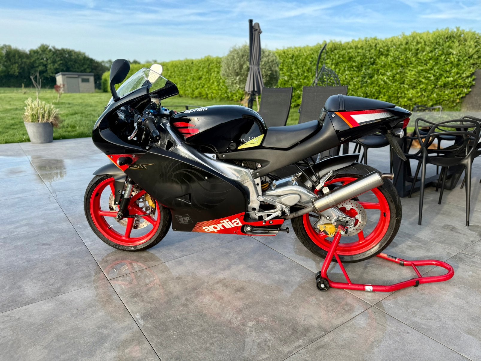 Aprilia RS 125 Poggiali Black 2005 — Uitzonderlijke staat, Motoren, Nieuw, 11 kW of minder, Sport, Particulier