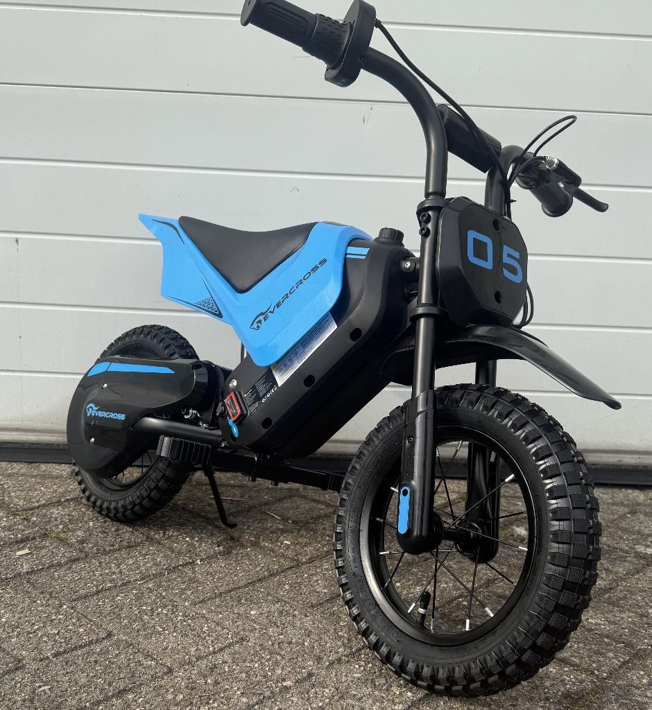 AANBIEDING Evercross 24v 250w crossmotor blauw, Kinderen en Baby's, Speelgoed | Buiten | Accuvoertuigen, Ophalen of Verzenden