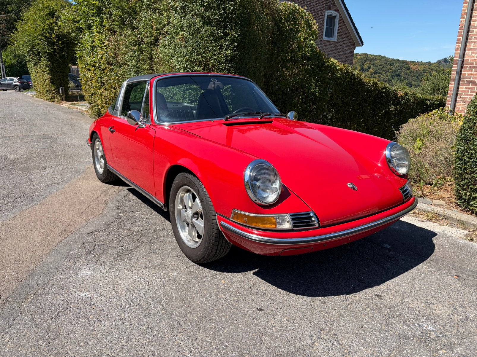 Porsche 911 Targa type f, Autos, Porsche, Rouge, Achat, Cabriolet, Boîte manuelle