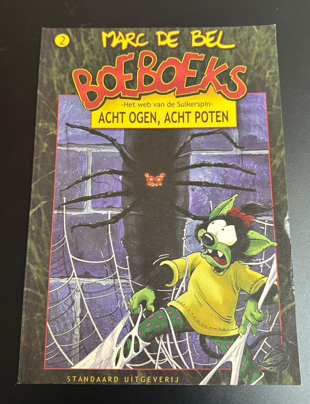 Boeboeks, Het web van de spin, Acht ogen, acht poten, Boeken, Verzenden, Zo goed als nieuw
