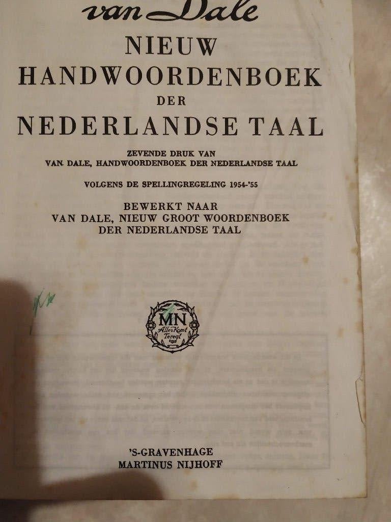 grote dikke van dale woordenboek der nederlandse taal, Enlèvement ou Envoi, Van Dale