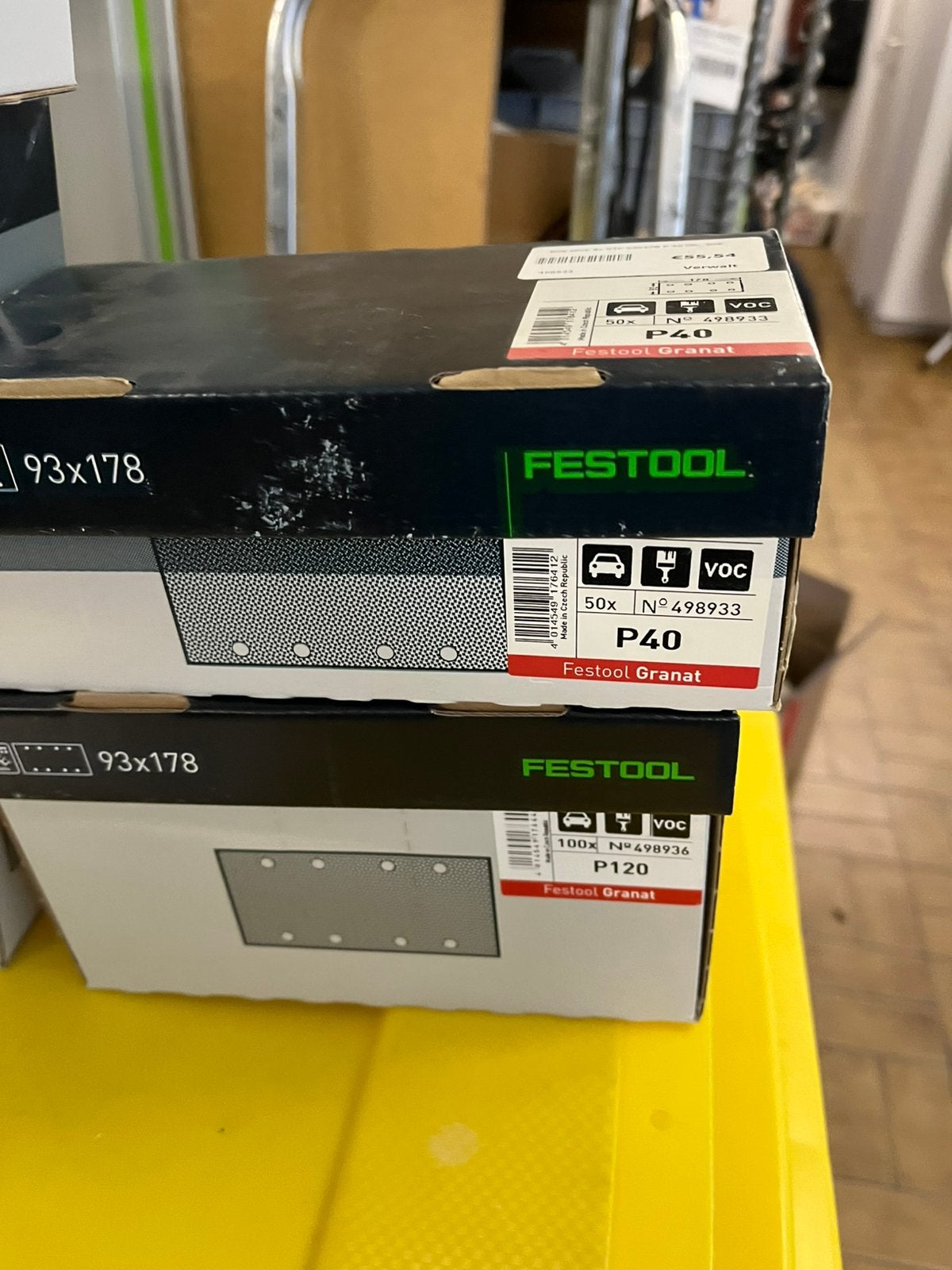 Schuurpapier Festool 93x178, Doe-het-zelf en Bouw, Gereedschap | Schuurmachines, Ophalen, Nieuw, Vlakschuurmachine