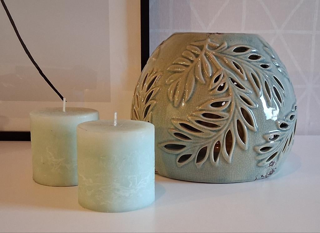 Set van groen interieurdecoratie, Huis en Inrichting, Woonaccessoires | Vazen, Ophalen, Groen