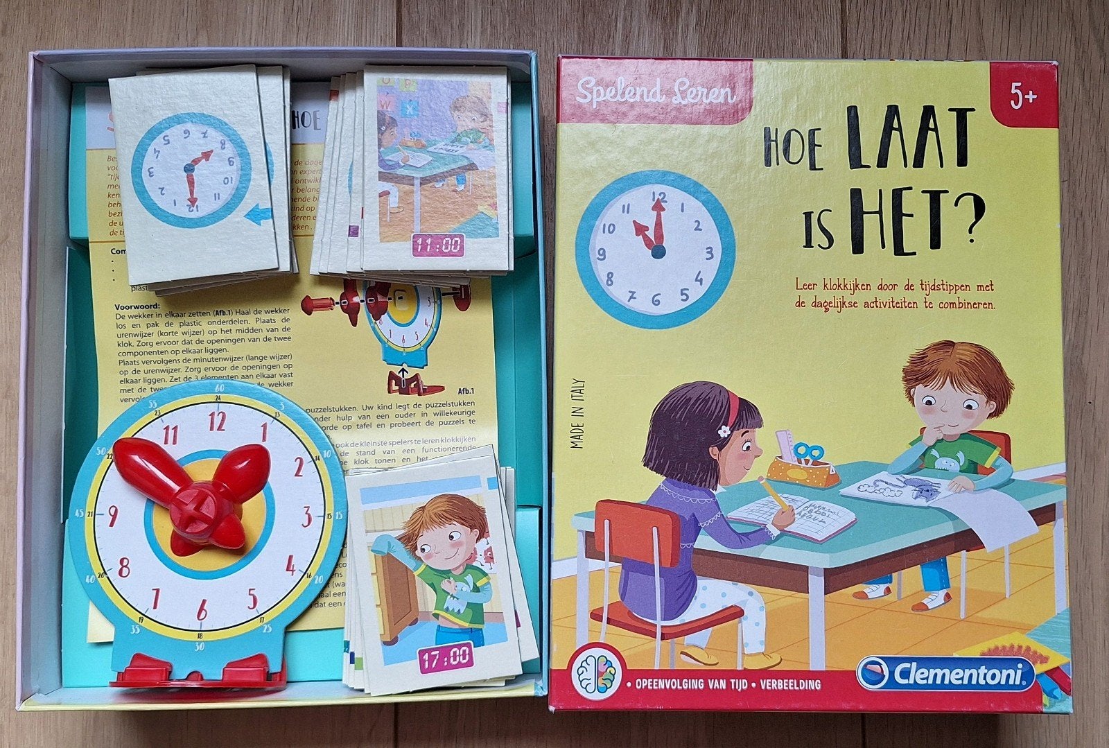 clementoni Hoe laat is het?, Enlèvement