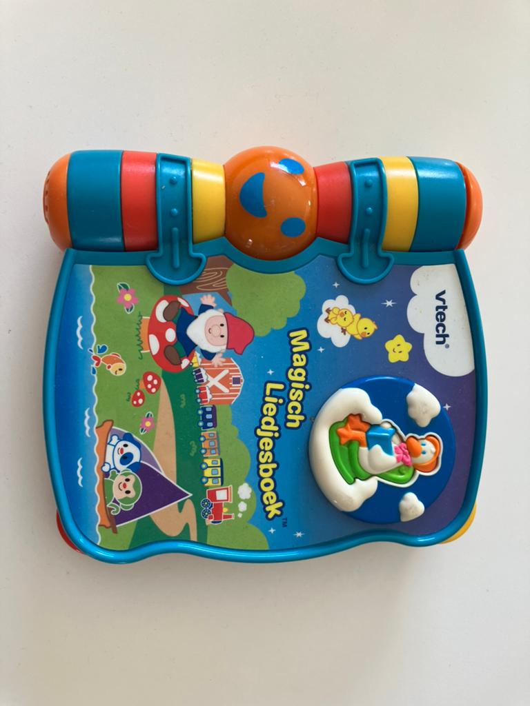 Vtech boekje met verhalen en liedjes, Ophalen, Zo goed als nieuw