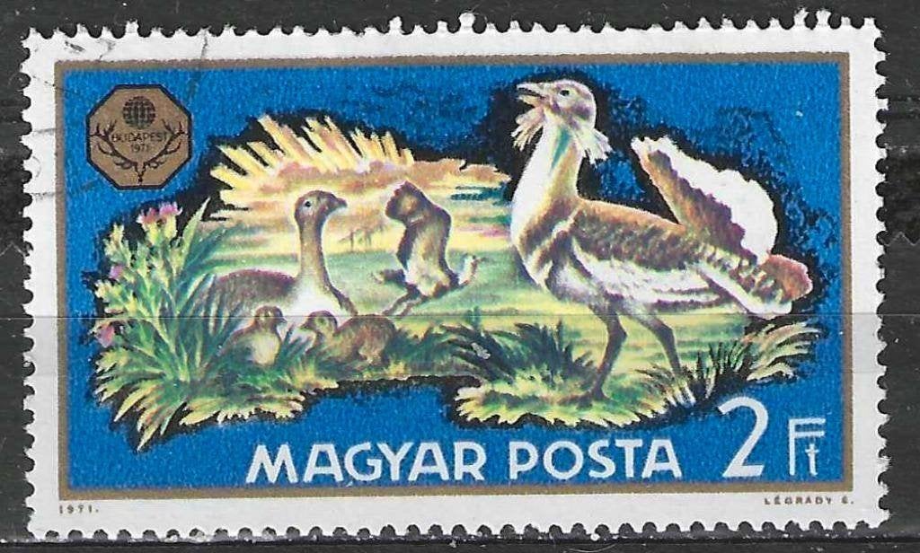 Hongrie 1971 - Yvert 2157 - La chasse - Escaliers (ST), Envoi, Affranchi