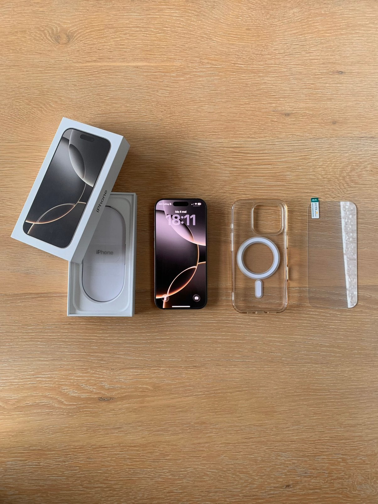 Apple Iphone 16 pro, Telecommunicatie, Mobiele telefoons | Apple iPhone, IPhone 16 Pro, 128 GB, Ophalen of Verzenden, Zo goed als nieuw