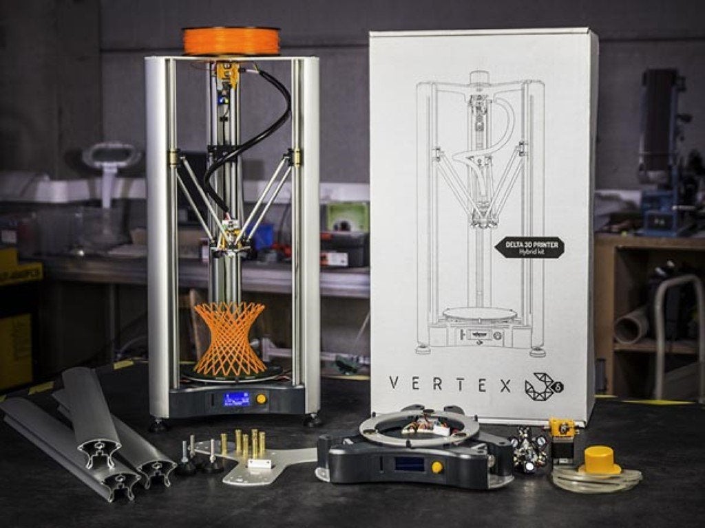 VERTEX DELTA 3D-PRINTER, Computers en Software, 3D Printers, Ophalen, Zo goed als nieuw, Filament