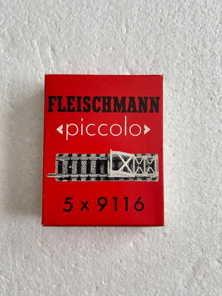 FLEISCHMANN PICCOLO - RAILS À HEURTOIR, Neuf, Fleischmann, Rails, Courant continu
