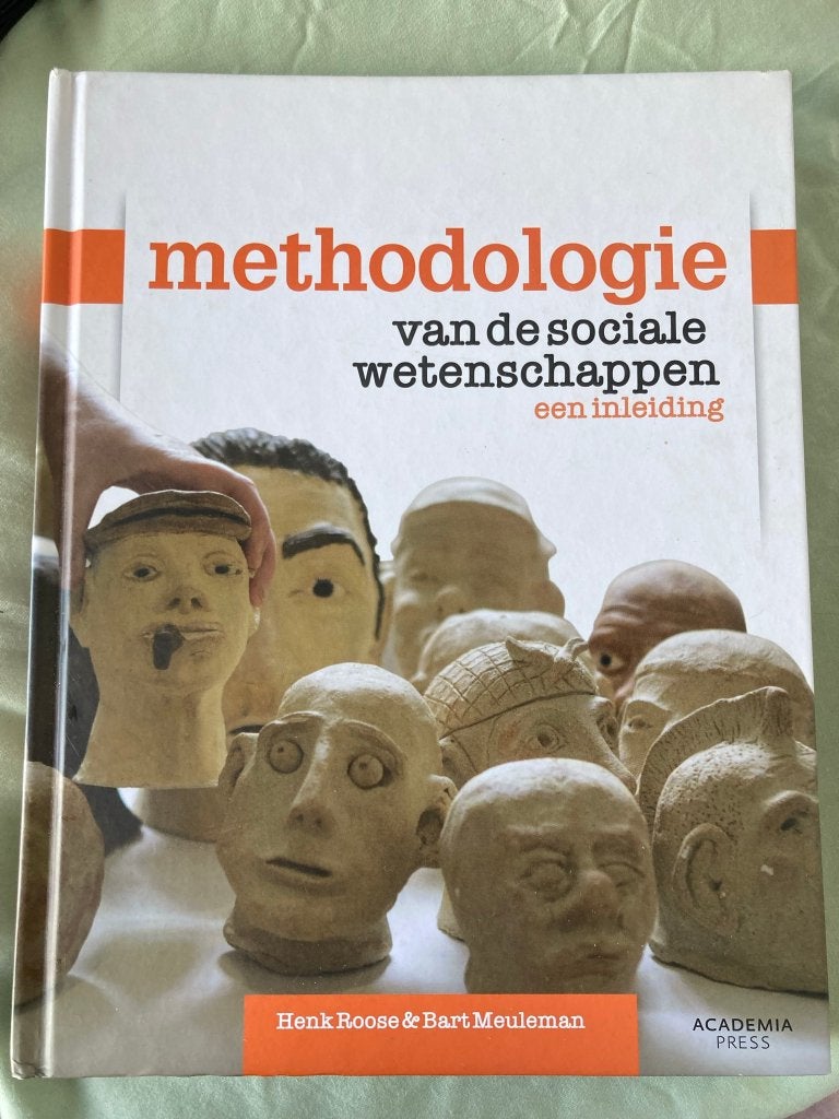 Handboek Methodologie van de Sociale Wetenschappen, Boeken, Ophalen of Verzenden, Zo goed als nieuw, Hoger Onderwijs, Henk Roose & Bart Meuleman