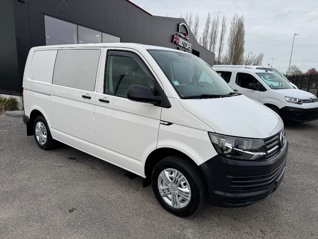 Volkswagen Transporter 2.0 tdi T6 6plaatsen dubbel cabine, Autos, Achat, Entreprise, Noir, Diesel